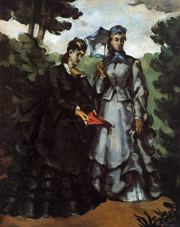 Paul Cezanne The Promenade - Canvas Art Print