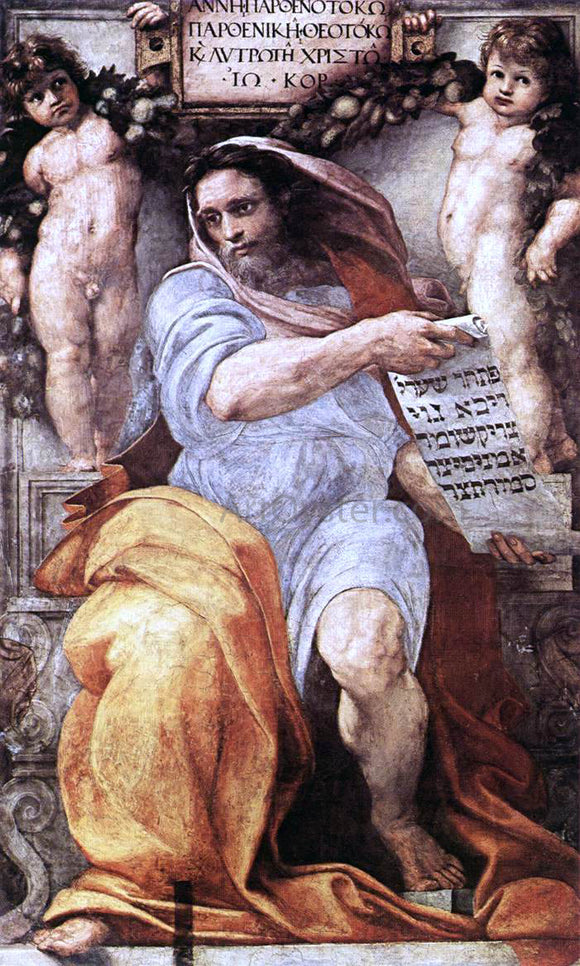  Raphael The Prophet Isaiah - Canvas Art Print