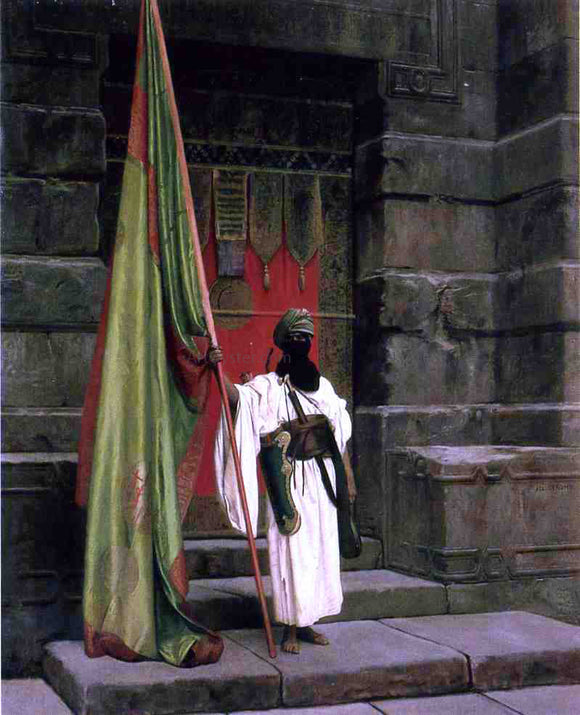  Jean-Leon Gerome The Prophet's Standard (also known as The Standard Bearer) - Canvas Art Print