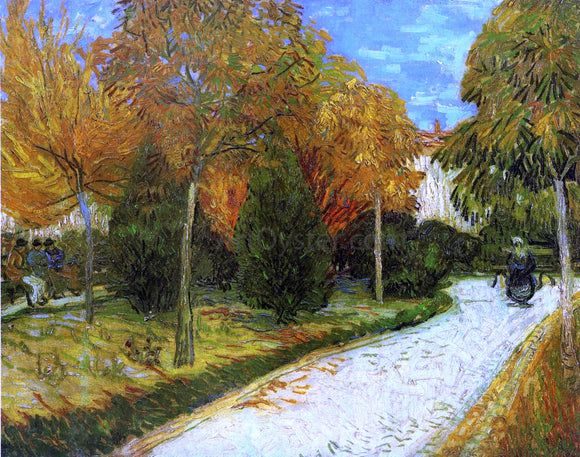  Vincent Van Gogh The Public Park at Arles - Canvas Art Print