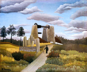  Henri Rousseau Quarry - Canvas Art Print