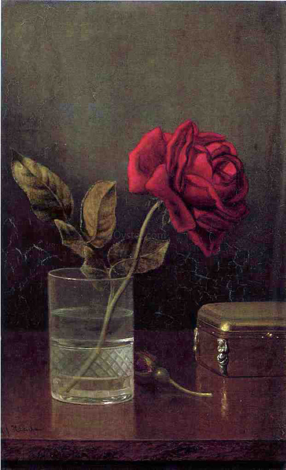  Martin Johnson Heade The Queen of Roses - Canvas Art Print