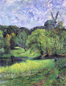  Paul Gauguin The Queen's Mill, Austervold - Canvas Art Print