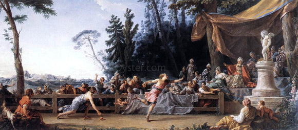  Noel Halle The Race Between Hippomenes and Atalanta - Canvas Art Print
