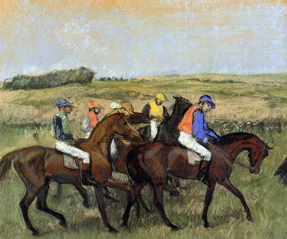  Edgar Degas The Racecourse - Canvas Art Print