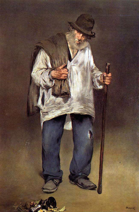  Edouard Manet The Ragpicker - Canvas Art Print