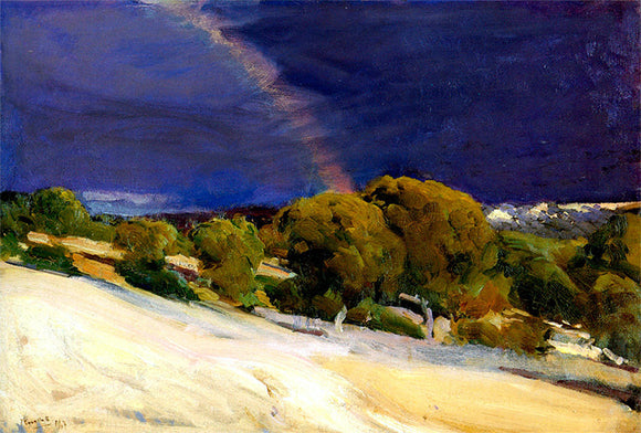  Joaquin Sorolla Y Bastida The Rainbow - Canvas Art Print