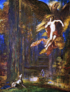  Gustave Moreau The Raising of Ganamede - Canvas Art Print