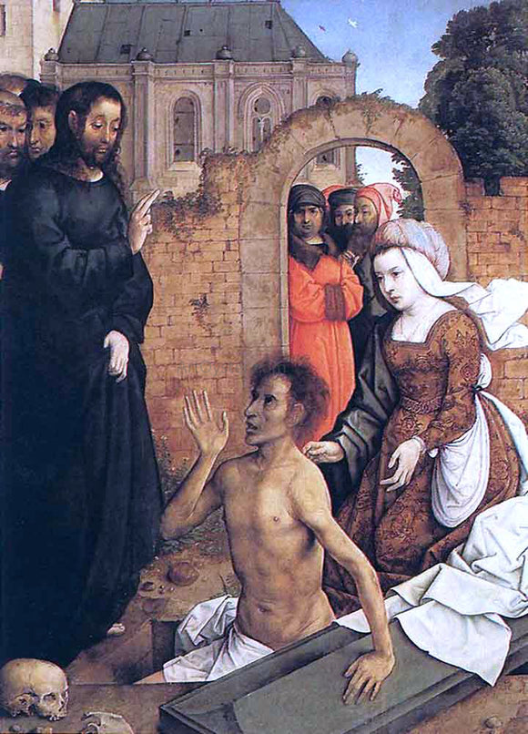 Juan De Flandes The Raising of Lazarus - Canvas Art Print
