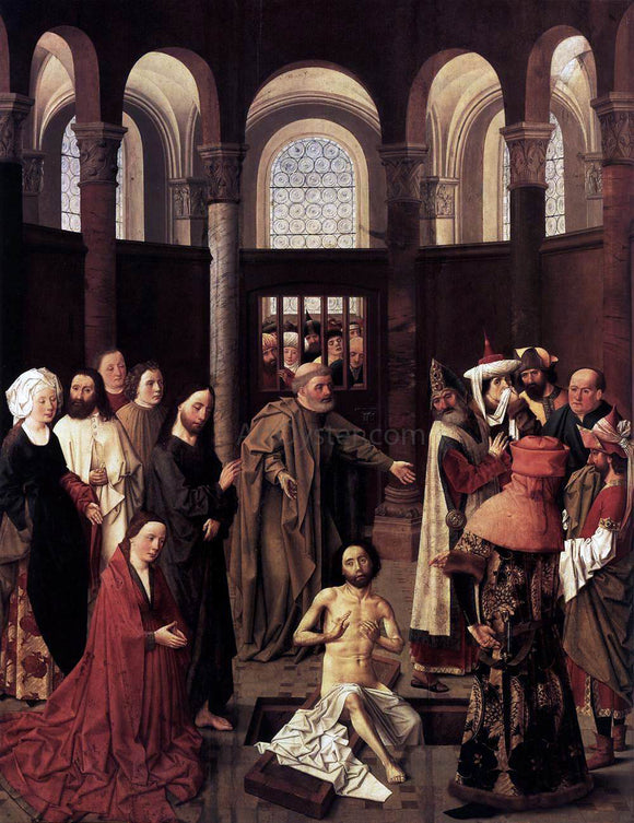  Albert Van Ouwater The Raising of Lazarus - Canvas Art Print