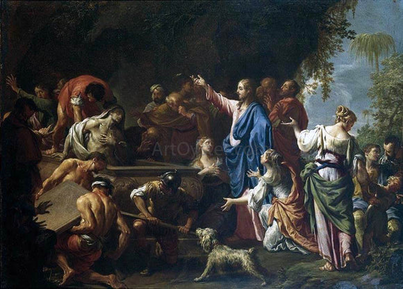 Francesco Trevisani The Raising of Lazarus - Canvas Art Print