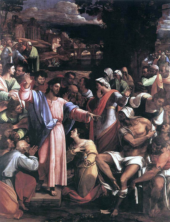  Sebastiano Del Piombo The Raising of Lazarus - Canvas Art Print