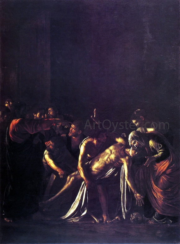  Caravaggio The Raising of Lazarus - Canvas Art Print