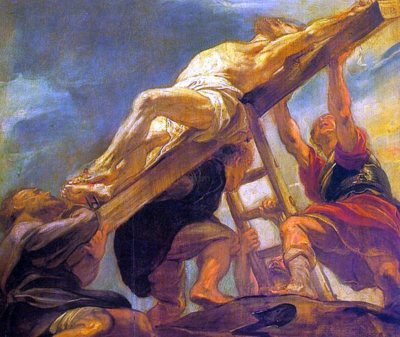  Peter Paul Rubens The Raising of the Cross - Canvas Art Print