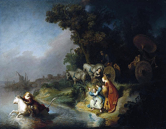  Rembrandt Van Rijn The Rape of Europe - Canvas Art Print