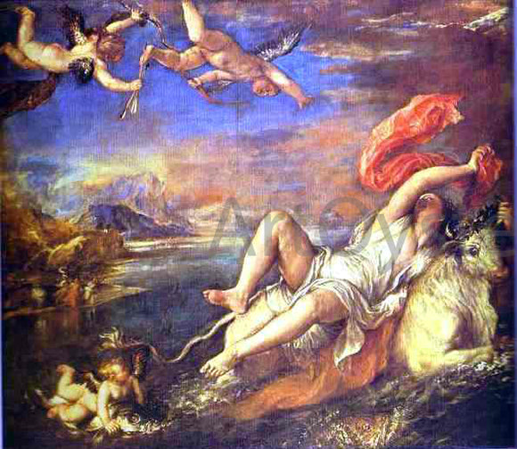  Titian The Rape of Europe - Canvas Art Print