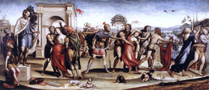  Il Sodoma The Rape of the Sabine Women - Canvas Art Print