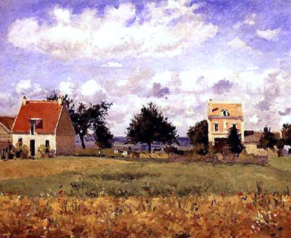  Camille Pissarro The Red House - Canvas Art Print