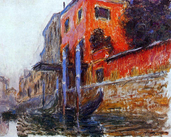  Claude Oscar Monet A Red House - Canvas Art Print