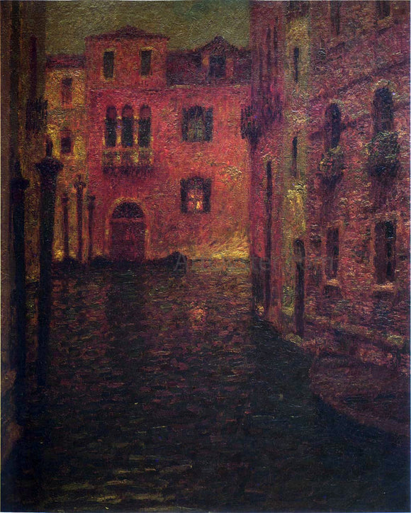  Henri Le Sidaner The Red Palace - Canvas Art Print