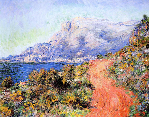  Claude Oscar Monet The Red Road near Menton - Canvas Art Print
