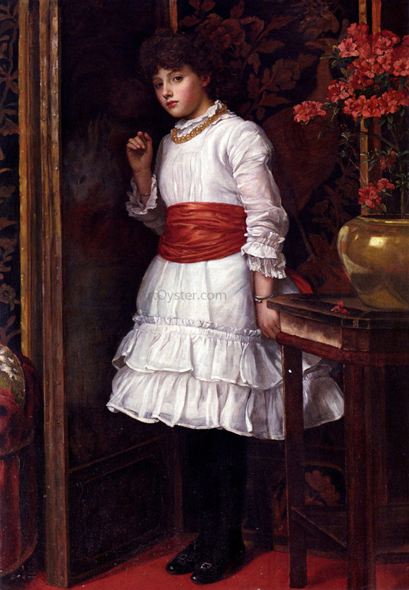  Maria Matilda Brooks The Red Sash - Canvas Art Print