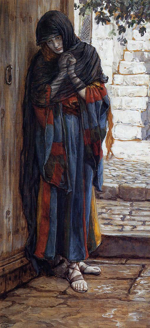  James Tissot The Repentant Magdelene - Canvas Art Print
