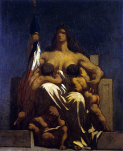  Honore Daumier The Republic - Canvas Art Print