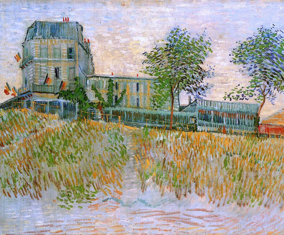  Vincent Van Gogh The Restaurant de la Sirene at Asnieres - Canvas Art Print