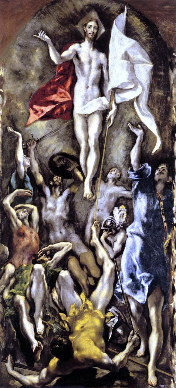  El Greco The Resurrection - Canvas Art Print