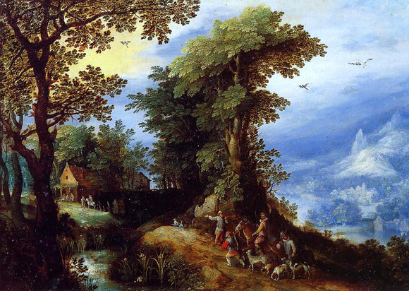  The Elder Jan Bruegel The Return from the Hunt - Canvas Art Print