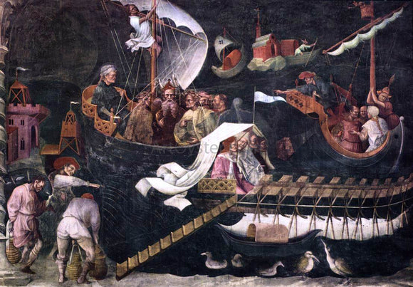  Giovanni Da Modena The Return of the Magi - Canvas Art Print
