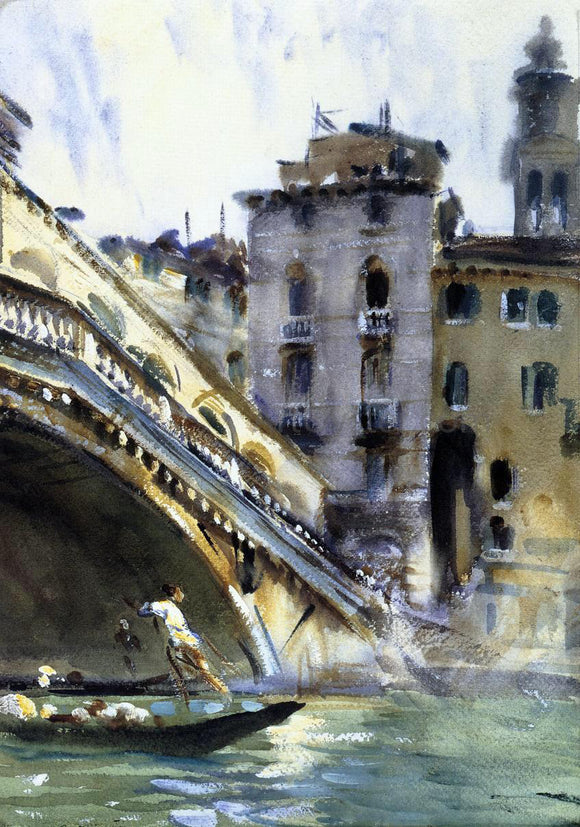  John Singer Sargent The Rialto: Venice - Canvas Art Print