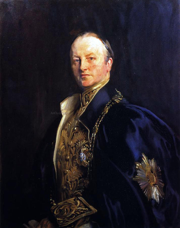  John Singer Sargent The Right Honourable Earl Curzon of Kedleston (George Nathanial Curzon) - Canvas Art Print