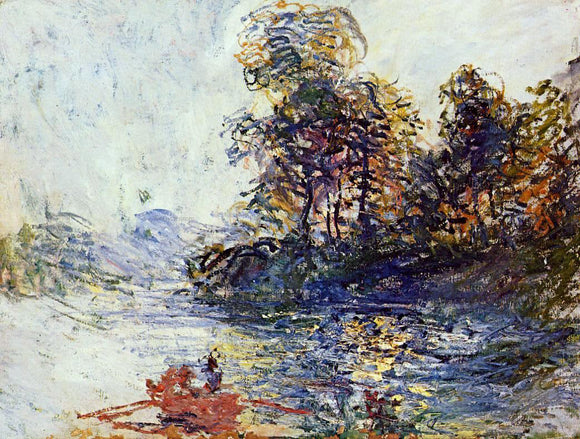  Claude Oscar Monet The River - Canvas Art Print