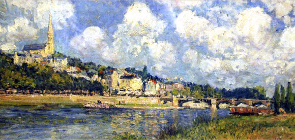  Alfred Sisley The River at Saint Cloud - Canvas Art Print