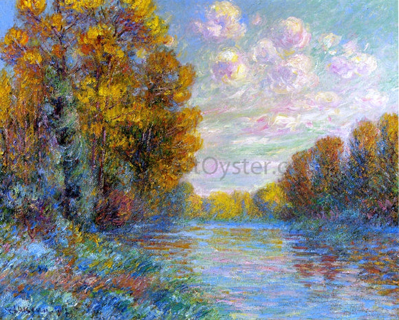  Gustave Loiseau The River in Autumn - Canvas Art Print