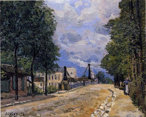  Alfred Sisley The Road from Gennevilliers - Canvas Art Print