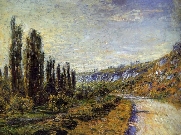  Claude Oscar Monet The Road from Vetheuil - Canvas Art Print