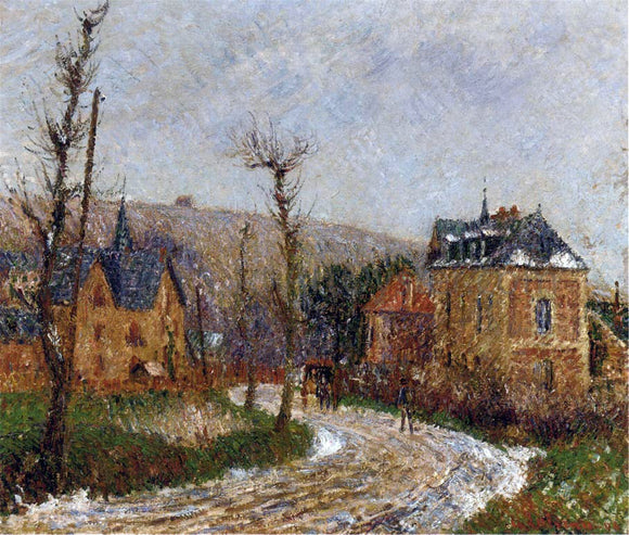  Gustave Loiseau The Road to Dieppe - Canvas Art Print