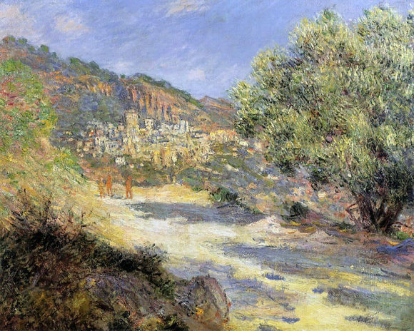  Claude Oscar Monet The Road to Monte Carlo - Canvas Art Print