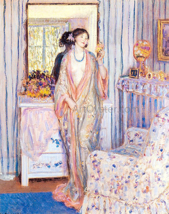  Frederick Carl Frieseke The Robe - Canvas Art Print