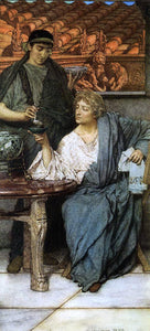  Sir Lawrence Alma-Tadema The Roman Wine Tasters - Canvas Art Print