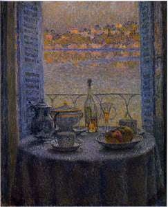  Henri Le Sidaner The Round Table - Canvas Art Print