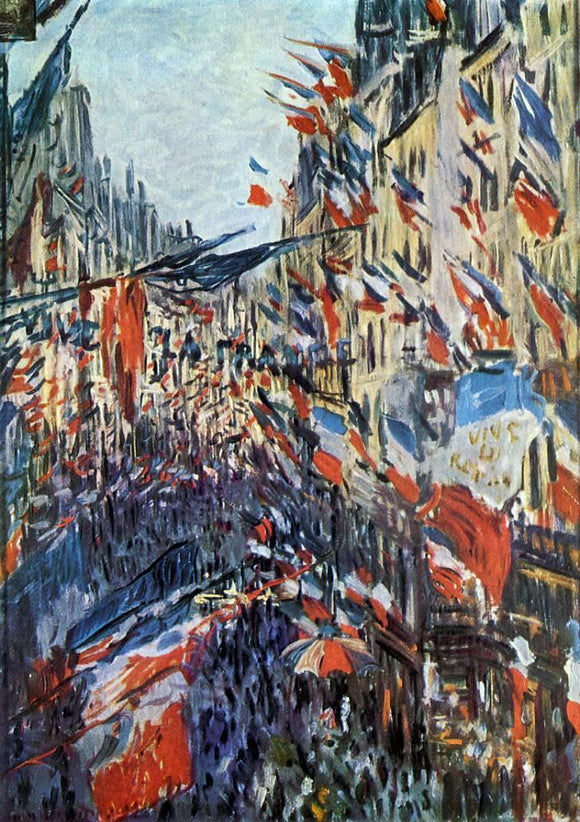  Claude Oscar Monet The Rue Saint-Denis, 30th of June 1878 - Canvas Art Print
