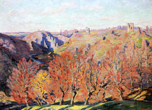  Armand Guillaumin The Ruins at Crozant - Canvas Art Print