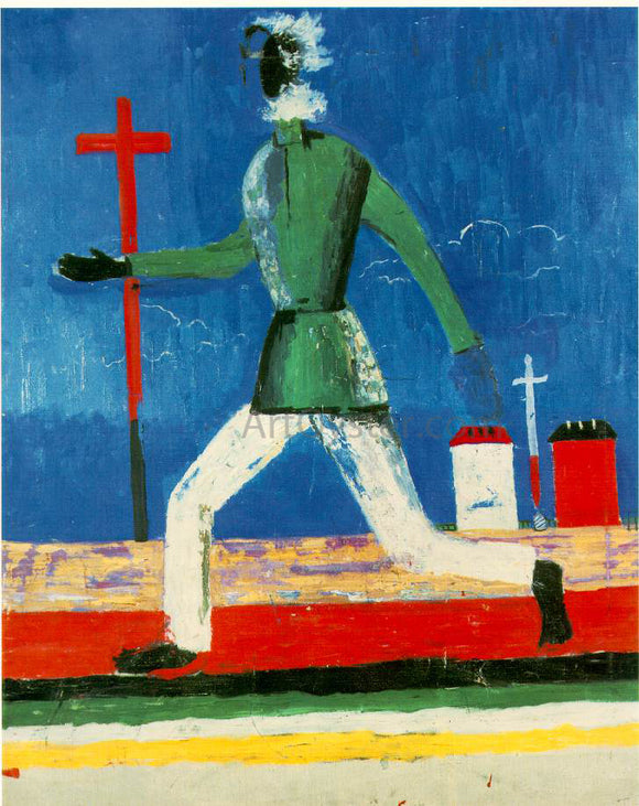  Kazimir Malevich The Running Man - Canvas Art Print