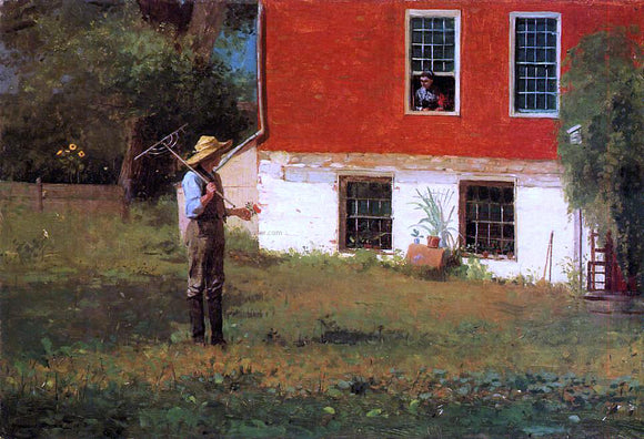  Winslow Homer The Rustics - Canvas Art Print