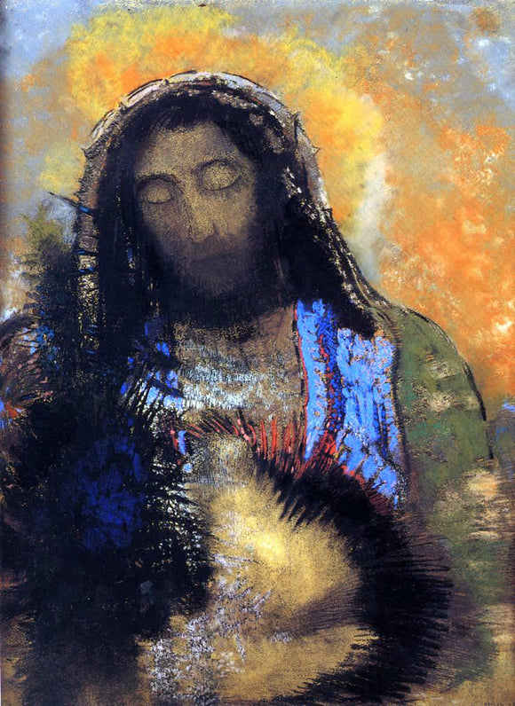  Odilon Redon The Sacred Heart - Canvas Art Print