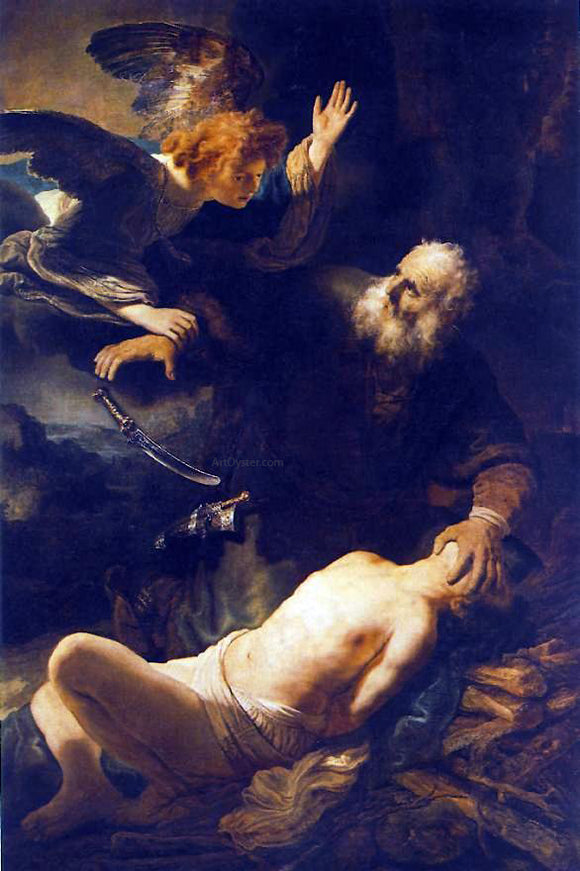  Rembrandt Van Rijn The Sacrifice of Abraham - Canvas Art Print